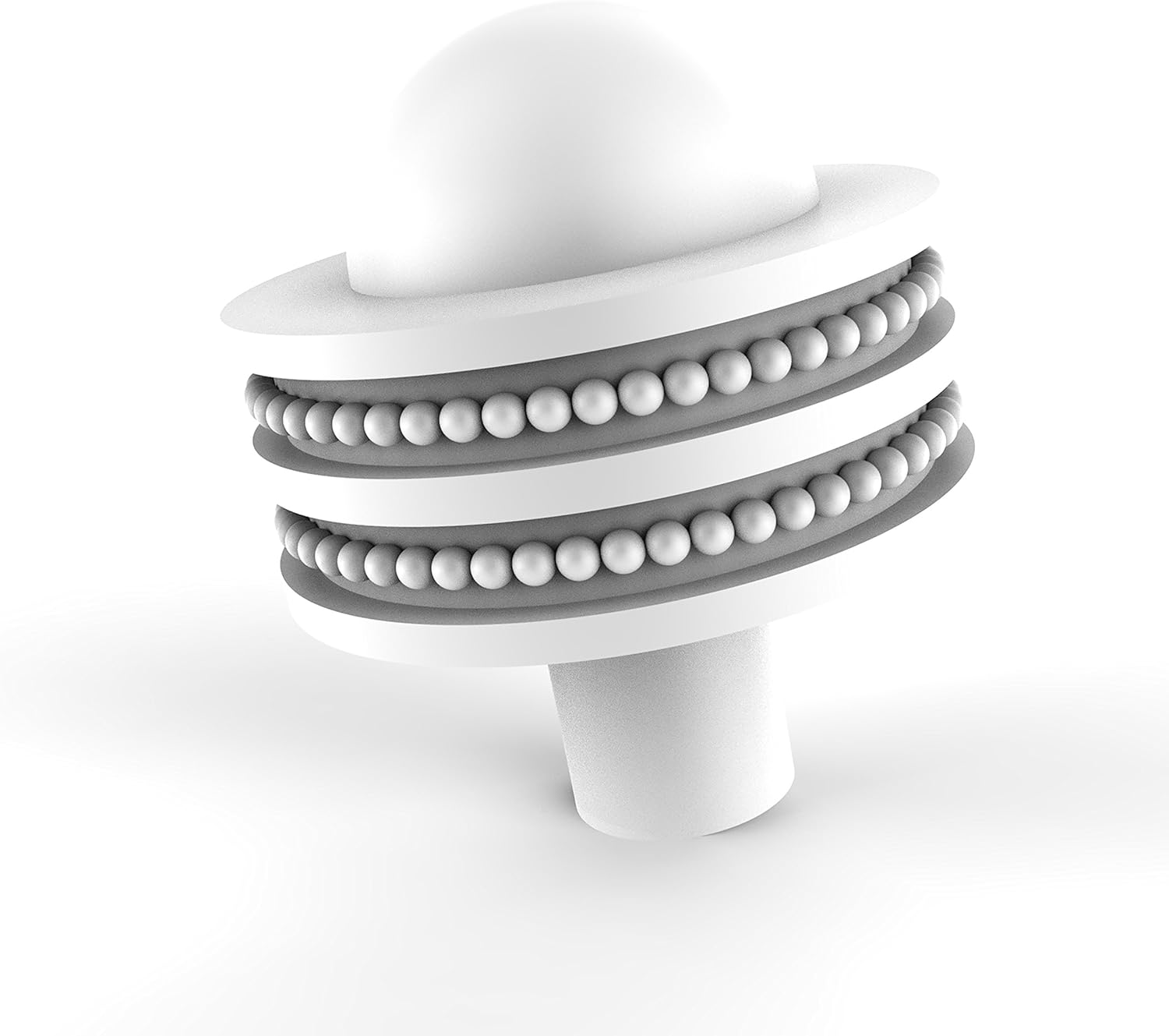 Allied Brass 101AD 11/2 Inch Knob, Matte White