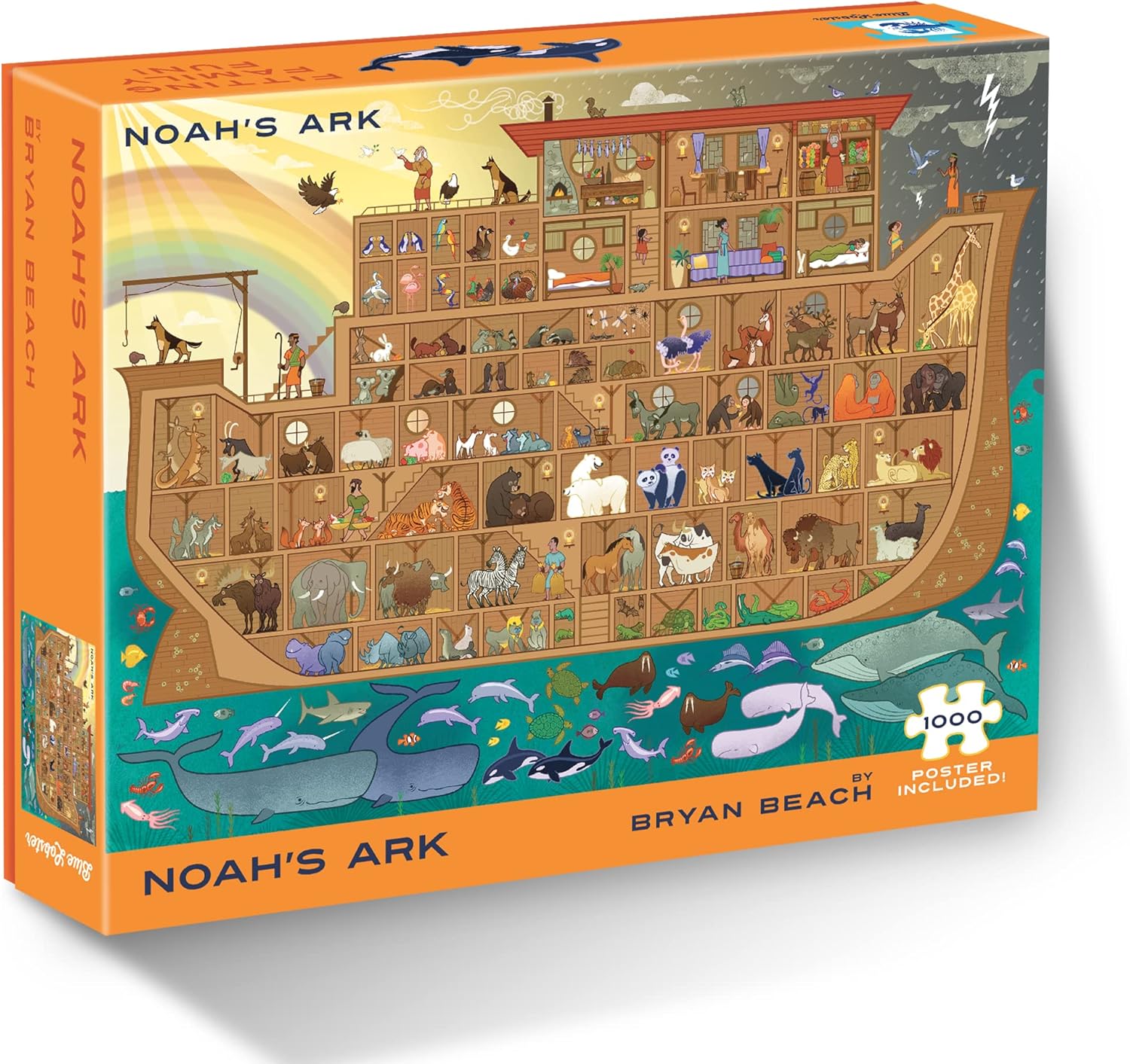 Blue Lobster 1000 Piece Puzzle (Noah's Ark)