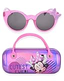 Minnie Mouse Girls Sunglasses for Kids Toddler Sunglasses with Kids Glasses Case