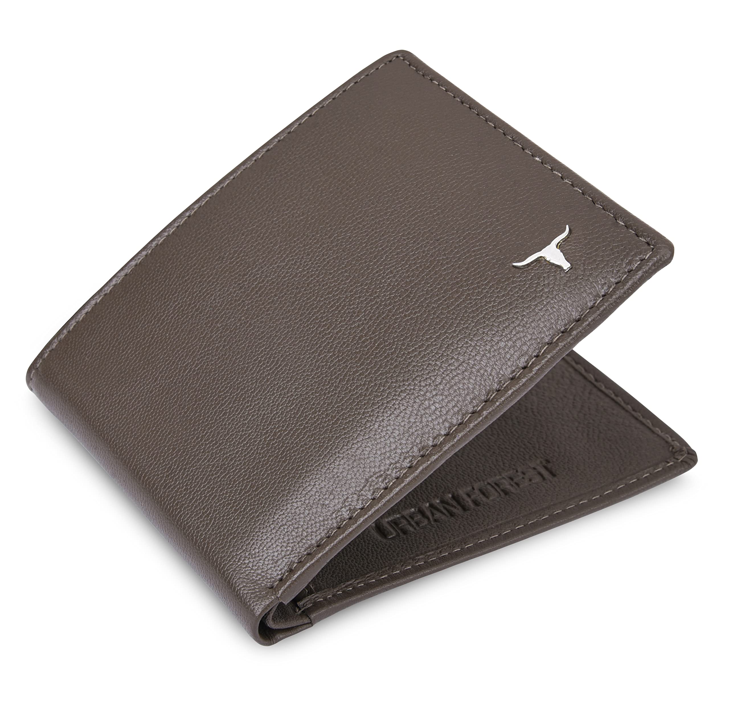 URBAN FOREST George Taupe Leather Wallet for Men