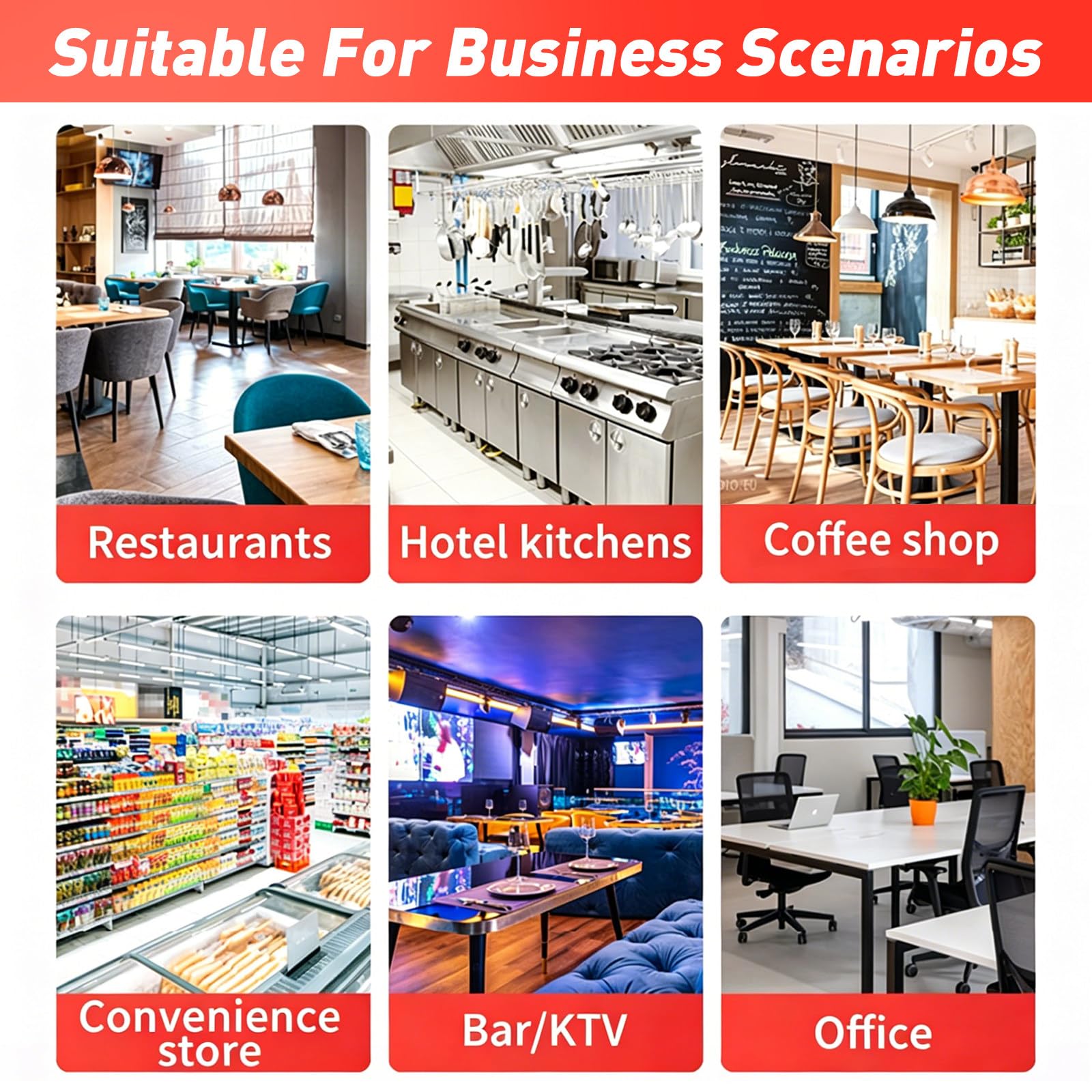 Gewerbliche Scheuersaugmaschine Akku, 17 Zoll Reinigungsbreite, 1200 m²/h, 2×250W Doppelscheibenbürsten, 360° Rotationskopf, für Restaurants, Lager, Supermärkte und Werkstätten Grey