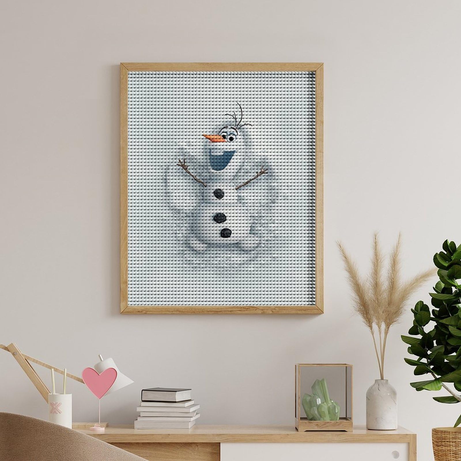 Amazon | ダイヤモンドアート オラフ アナと雪の女王 ダイヤモンド絵画