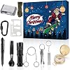 Survival Kit Advent Calendar Adult Men Teen, 12 Day Man Countdown Calendar with Survival Tool Xmas Surprise Gifts for Teen Boys Husband Brother Outdoor Enthusiasts