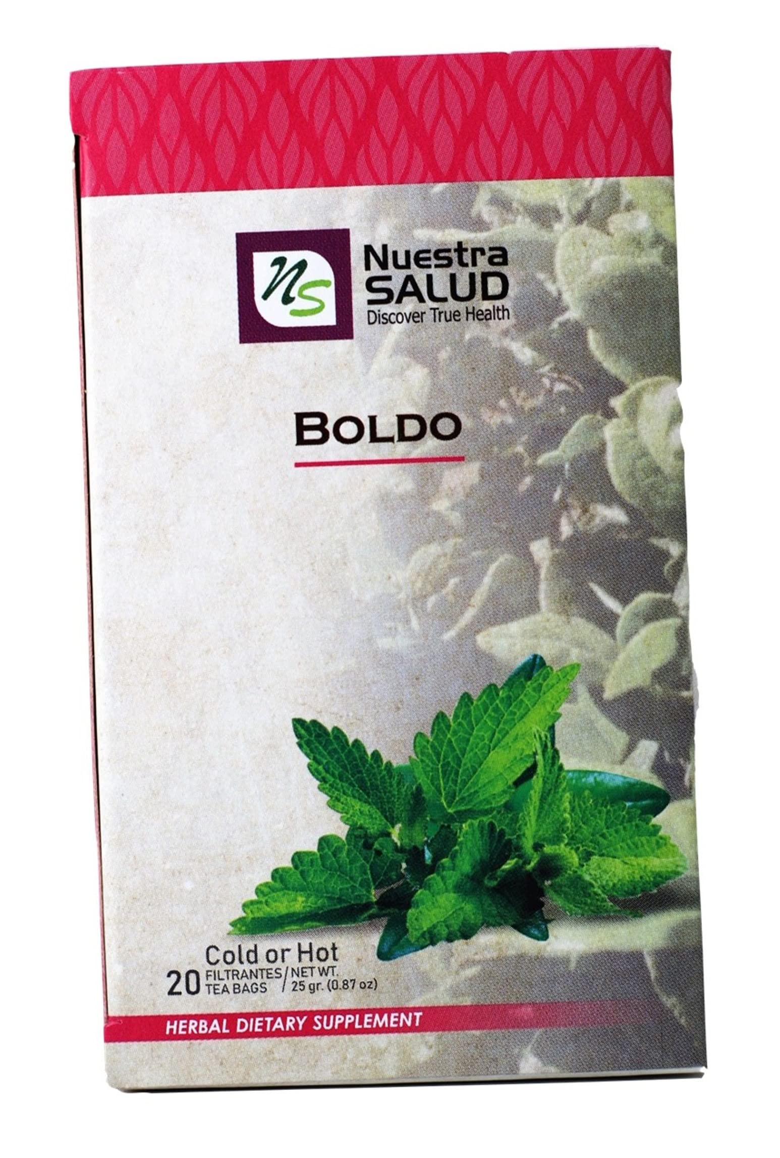 Boldo Leaves Tea Herbal Tea (20 Tea Bags) Detox Cleanser Tea