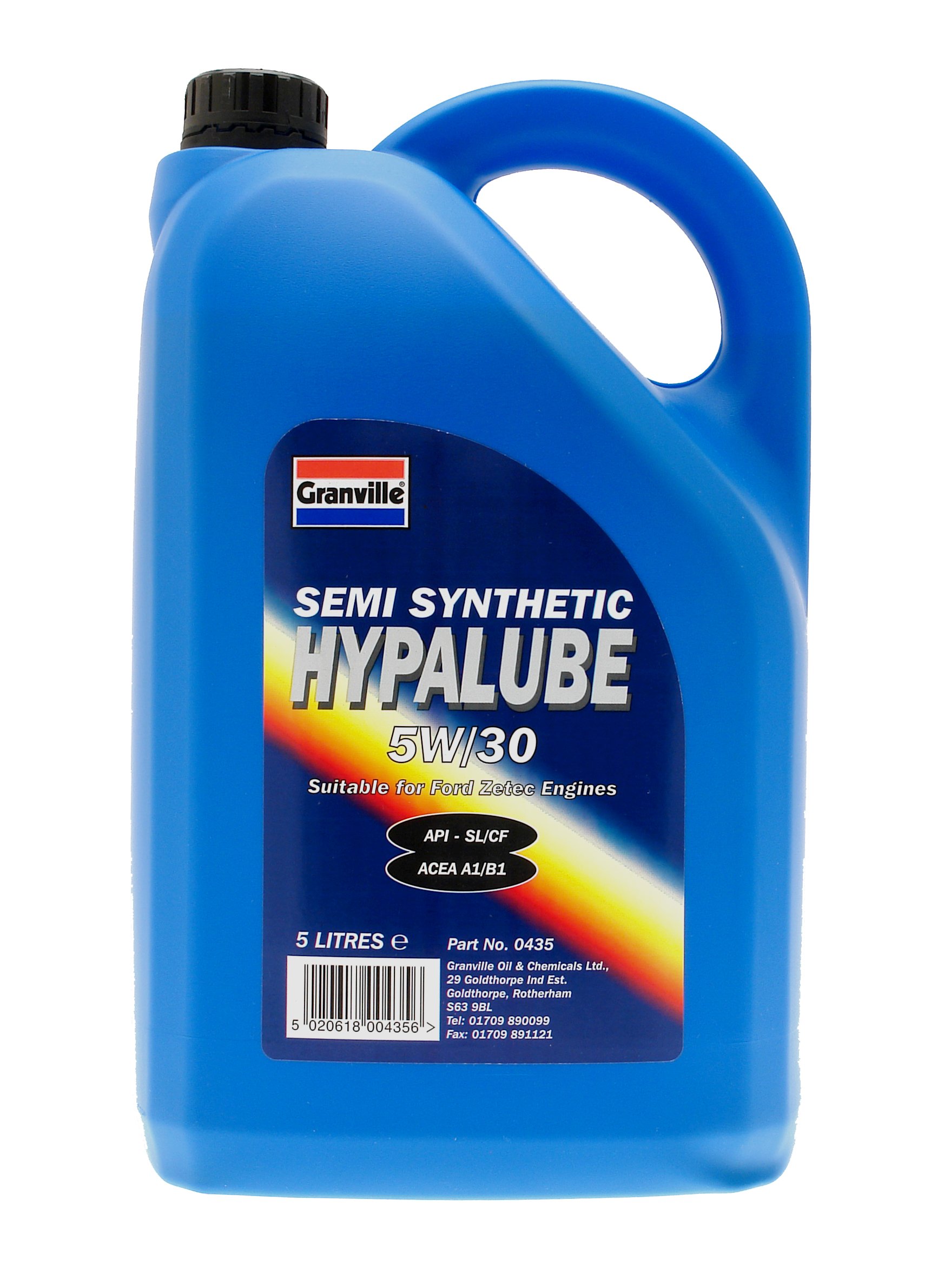 Granville Hypalube Semi Synthetic 5W/30 Engine Oil Additive Ford Zetec 5 Litre