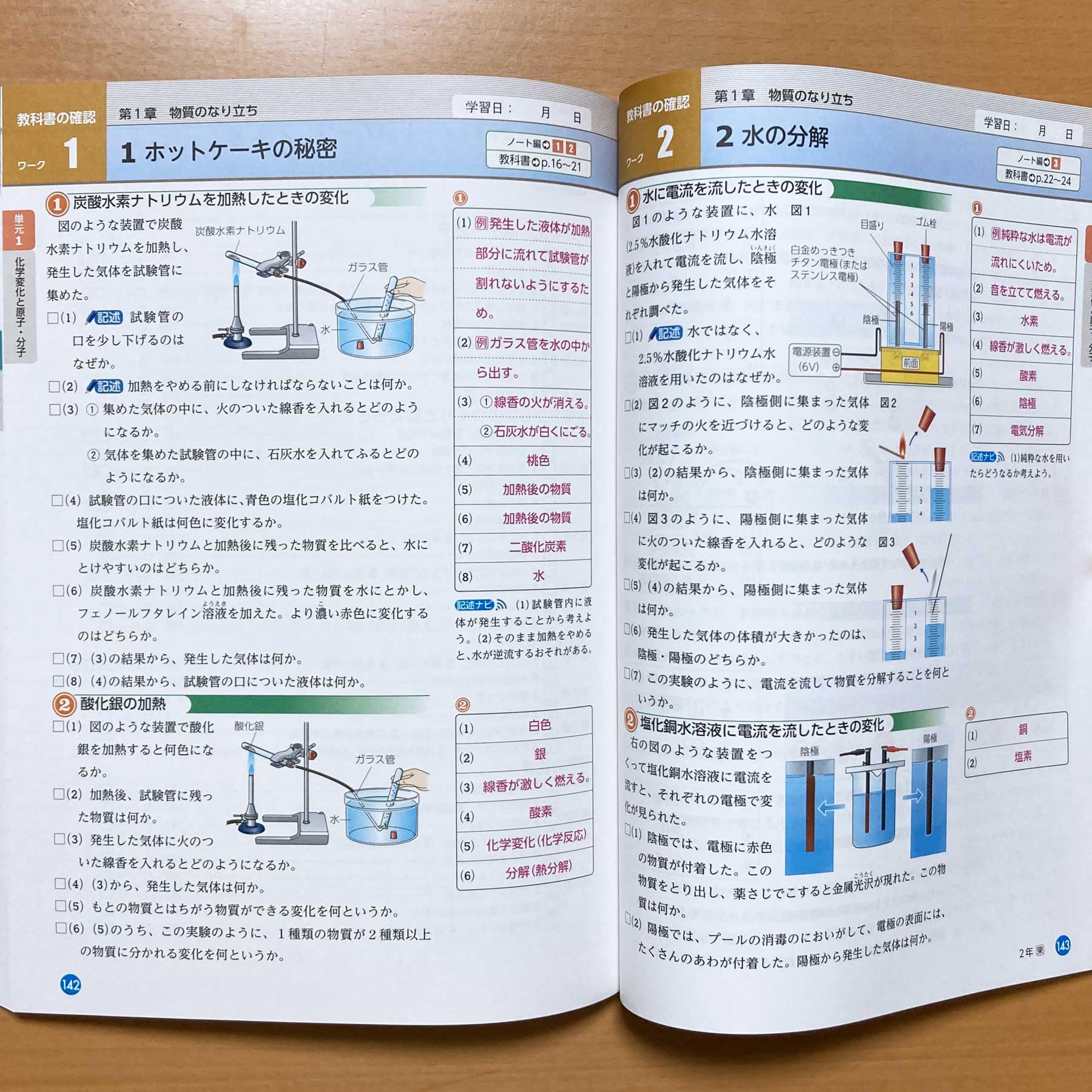 Amazon.co.jp: 2026年度「理科ノート＆ワーク2 東京書籍版【教師用
