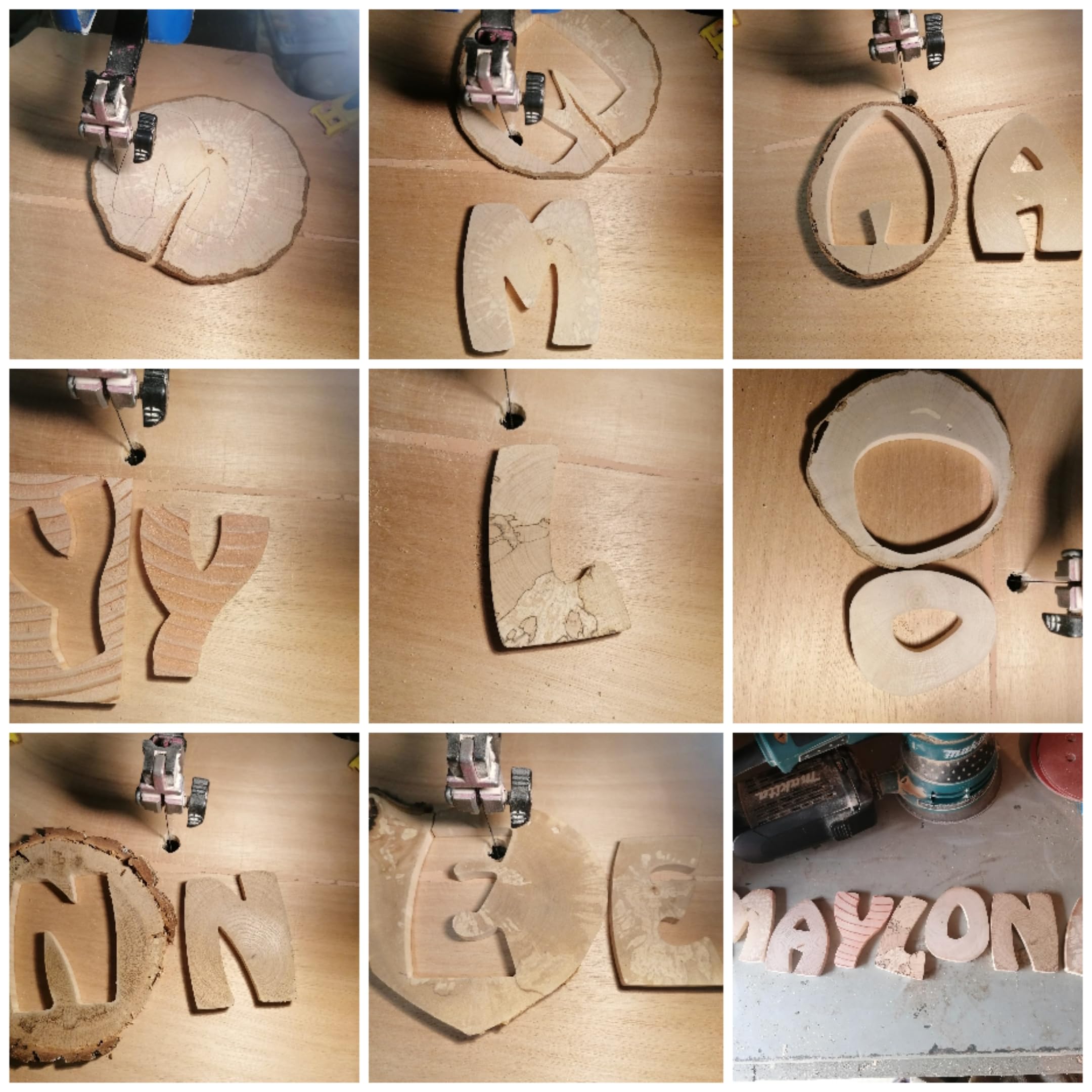 Prénom personnalisé en bois massif naturel pour chambre d'enfant, cadeau de naissance personnalisé, lettres en bois, prénom pour porte de chambre
