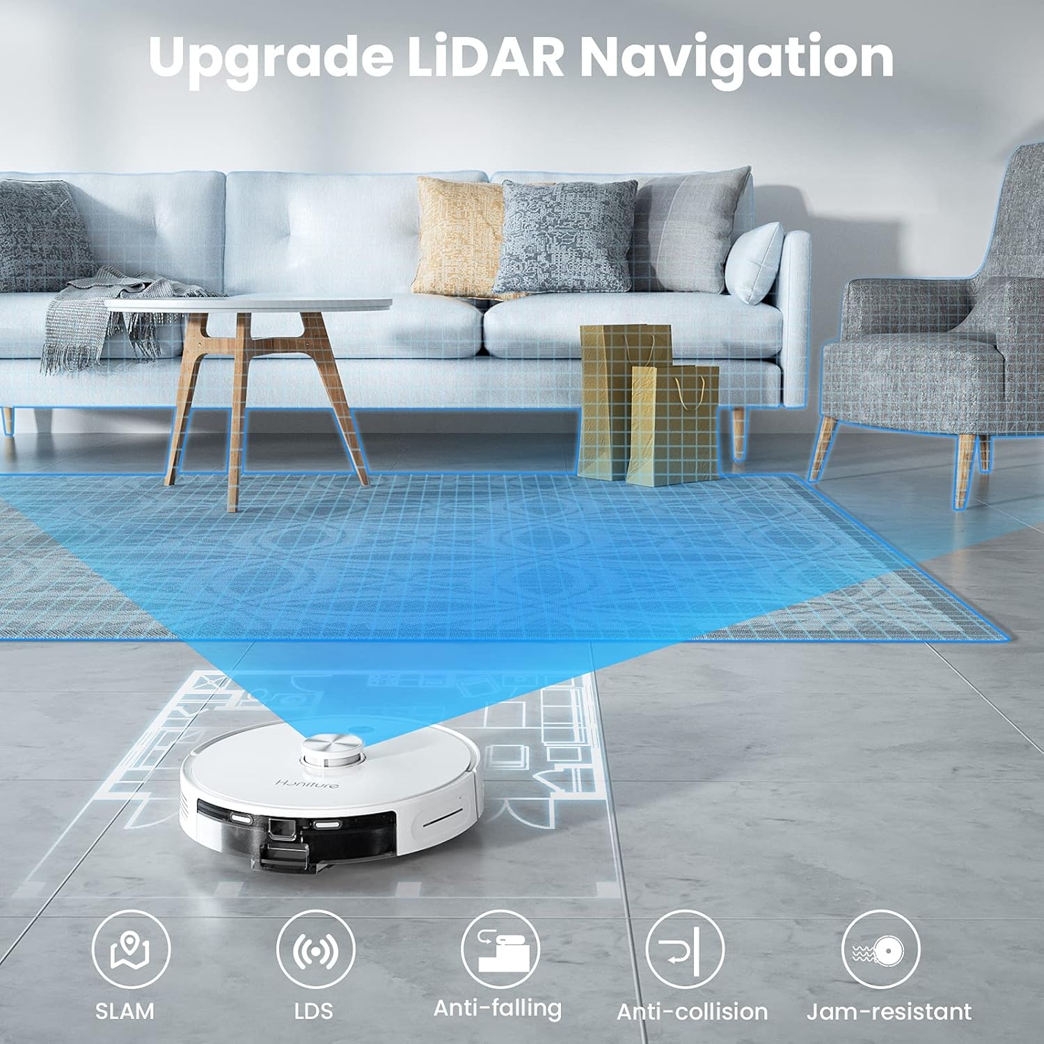 Greatest Product HONITURE Q6pro Robot Vacuum Cleaner, Self Emptying Robot Vacuum and Mop Combo, 3000Pa Suction, LIDAR Navigation, Multi-Floor Mapping, Virtual Boundary, Ideal for Pet Hair and Hard Floor Carpet Review HONITURE Q6pro Robot Vacuum Cleaner, Self Emptying Robot Vacuum and Mop Combo, 3000Pa Suction, LIDAR Navigation, Multi-Floor Mapping, Virtual Boundary, Ideal for Pet Hair and Hard Floor Carpet