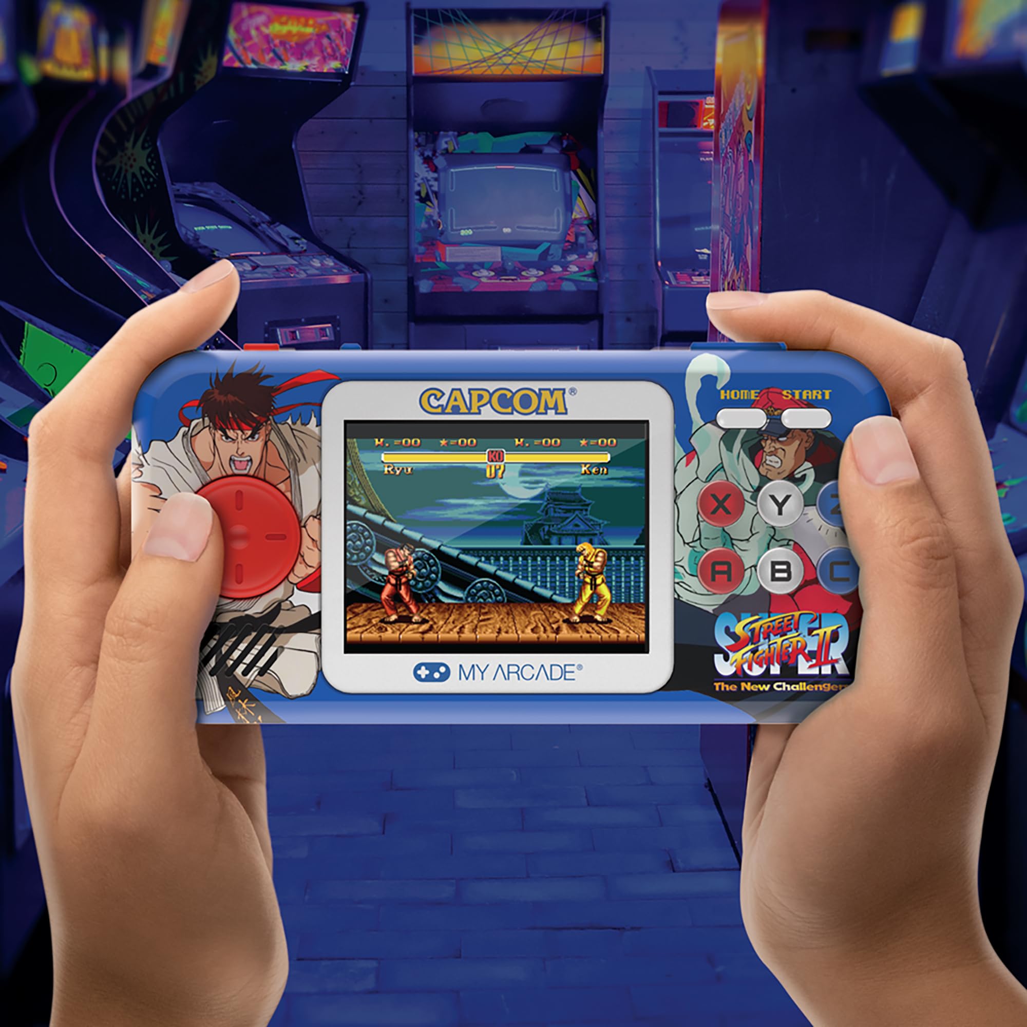 MY ARCADE POCKET PLAYER スーパーストリートファイターⅡ My Arcade Street Fighter II Pocket Player Bundle: Officially