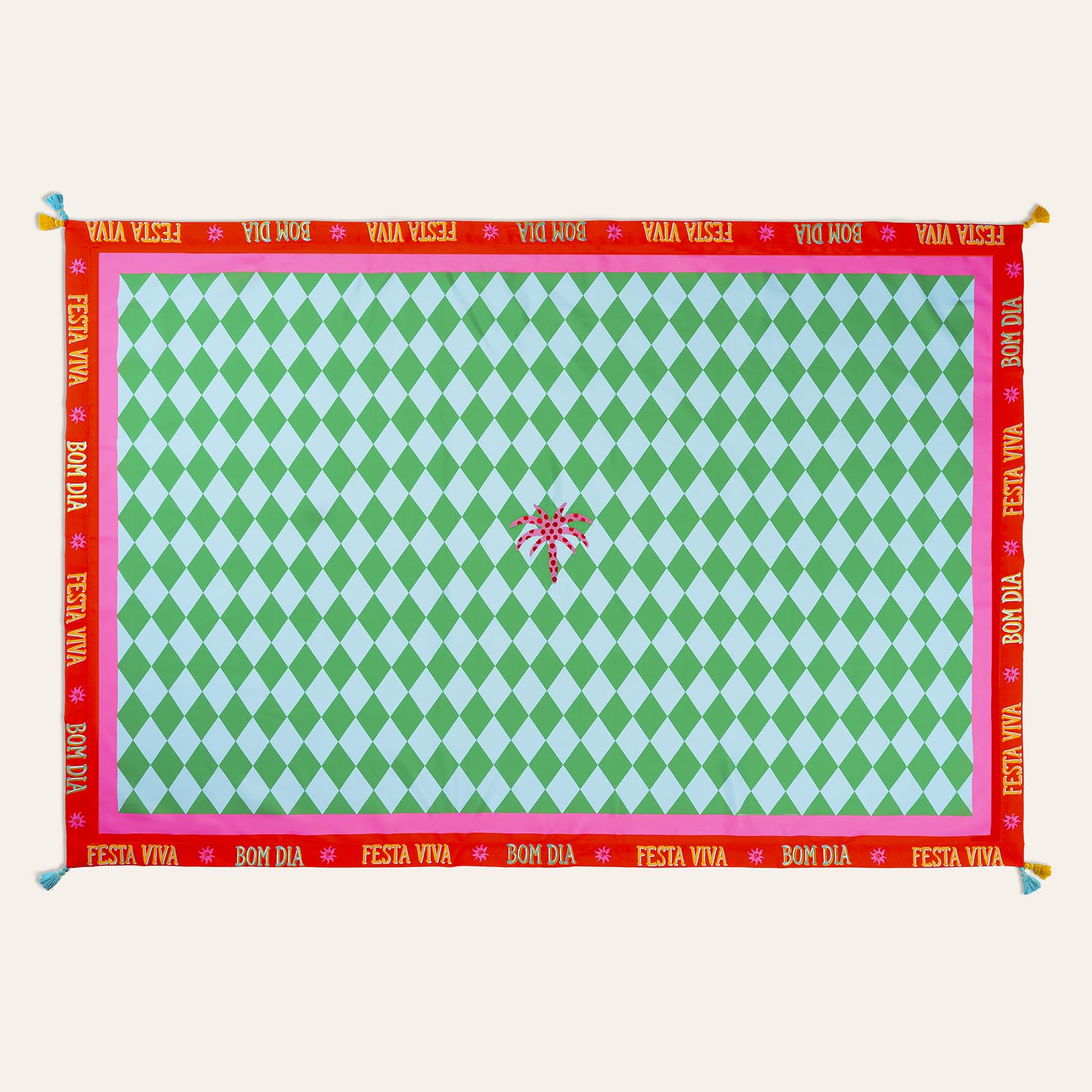 Prusa Renkli Masa Örtüsü 160x240 Cm