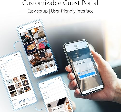 Miniatura 3 de ASUS RT-BE96U BE19000 802.11BE Enrutador extensible WiFi 7 de triple banda con soporte de 6 GHz, puerto dual 10G, ancho de banda de 320 MHz y