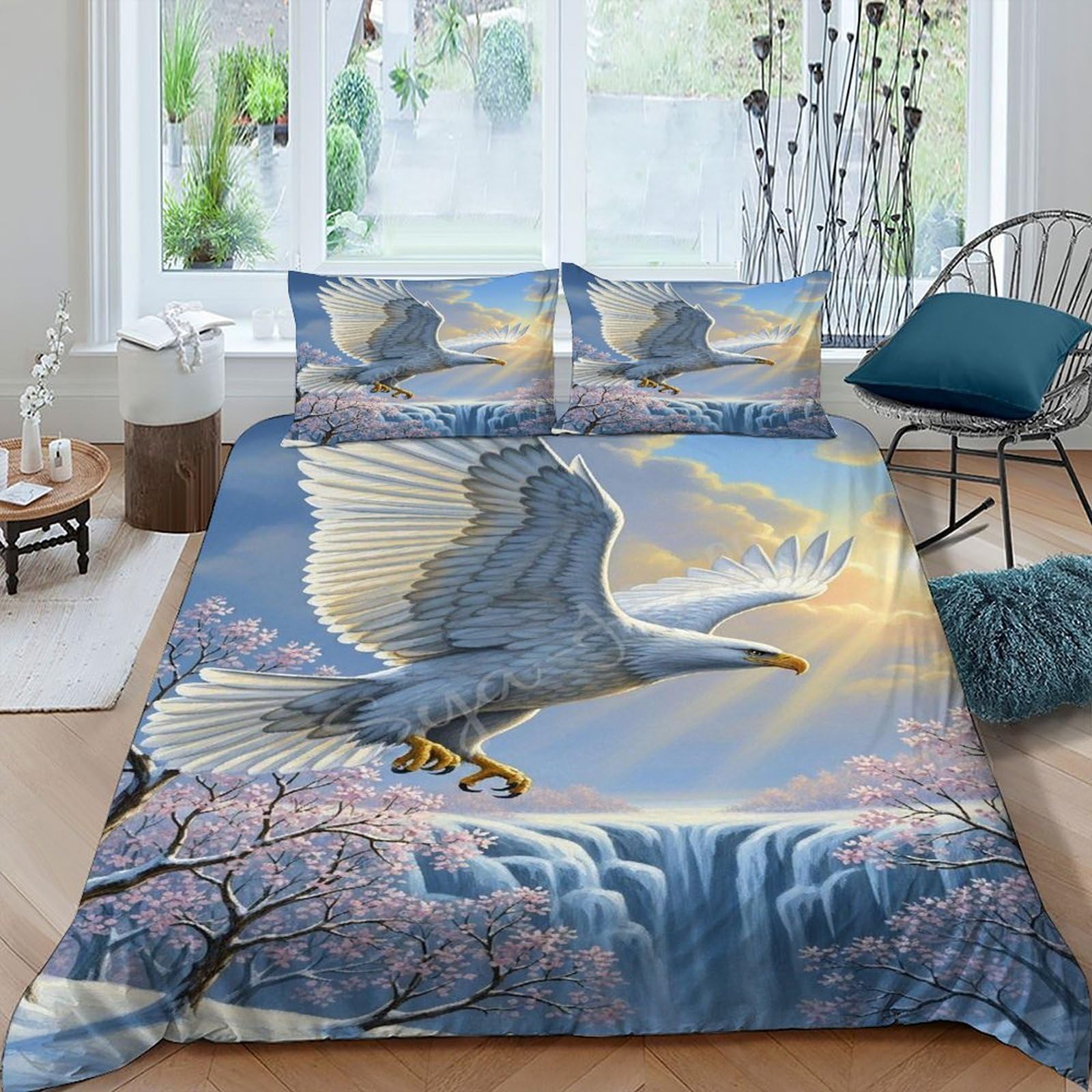 Housse de couette aigle sauvage pour transformer votre chambre en un cocon de nature