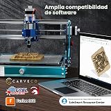 SainSmart Genmitsu - máquina enrutadora CNC 3018-PROVer con control fuera de línea GRBL, interruptores de límites & parada de emergencia, área de trabajo XYZ 300 x 180 x 45 mm.