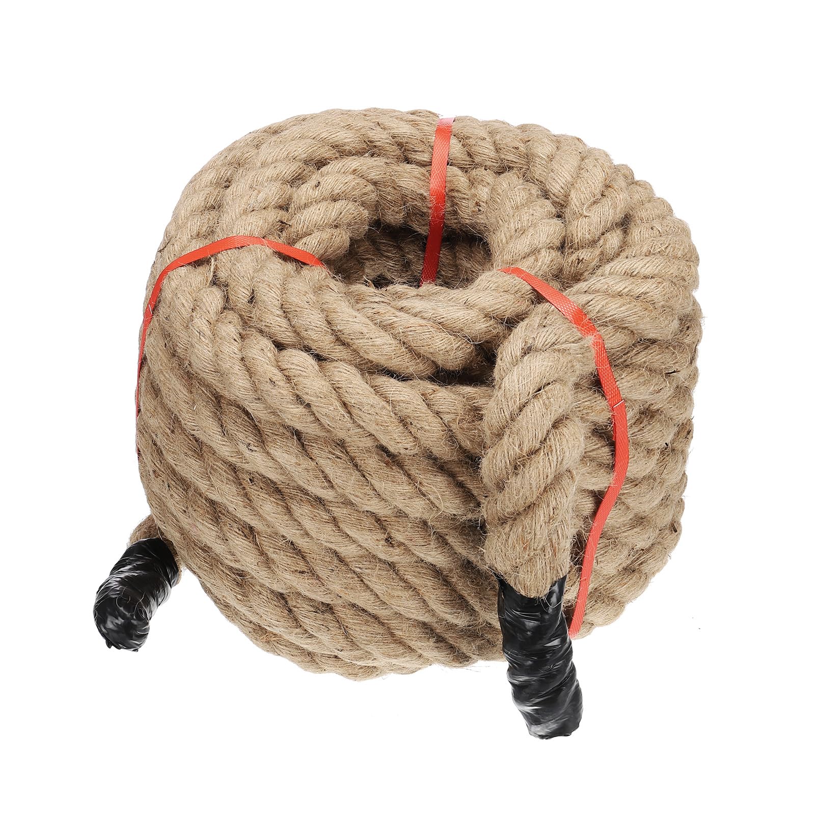 PATIKIL 1-1/2" x 50 Ft Twisted Manila Rope - Natural Thick Jute Rope for Docks, Railings, Bundling, Craft, Tug of War, and Decorating โ image 1
