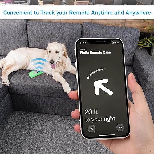 Miniatura 7 de Fintie Funda protectora 2 en 1 para Apple TV Siri Remote y AirTag 2021 2022  Funda ligera antideslizante a prueba de golpes para control remoto