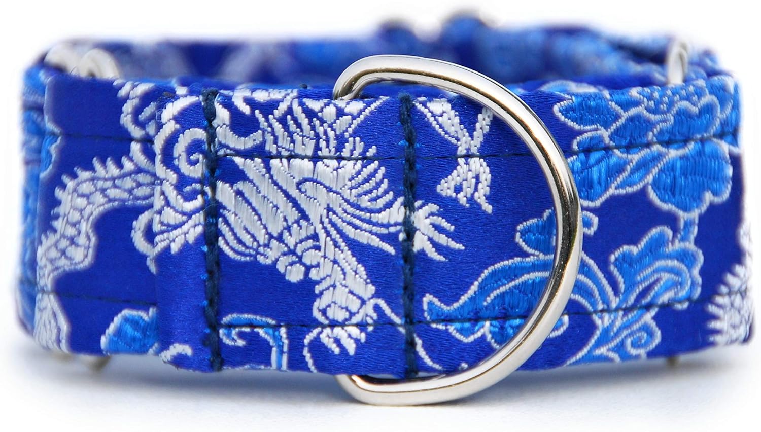 Satin Lined Martingale Collar 1.2" Wide for IG Italian Greyhound Whippet Puppy Collar Other Breeds with Similar Neck (8.5"-11.5")