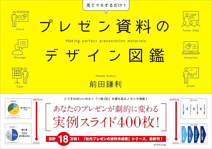 プレゼン資料のデザイン図鑑の表紙