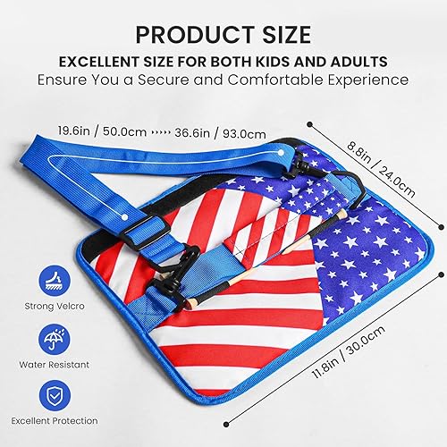 Miniatura 45 de FINGER TEN Bolsa para palos de golf, mini, ligera, para hombres, mujeres, mujeres, niños, con/sin bolsa de bola, portátil para campo de conducción