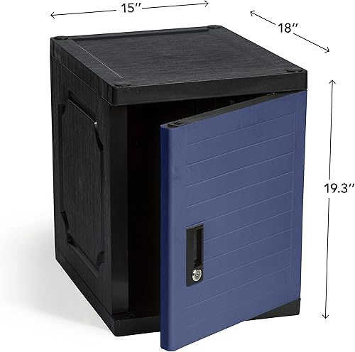 Miniatura 9 de Jink Kids Locker - Gabinete de almacenamiento con cerradura, de 19 pulgadas, apilable, ideal para el hogar, la escuela y la oficina