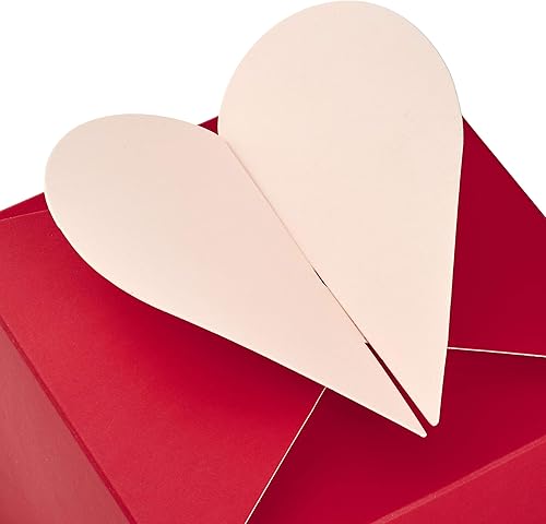 Miniatura 5 de Hallmark 5JVG1928 Paper Wonder - Cajas pequeñas de regalo de San Valentín de 3 pulgadas (paquete de 3; corazones en rosa, morado y rojo)
