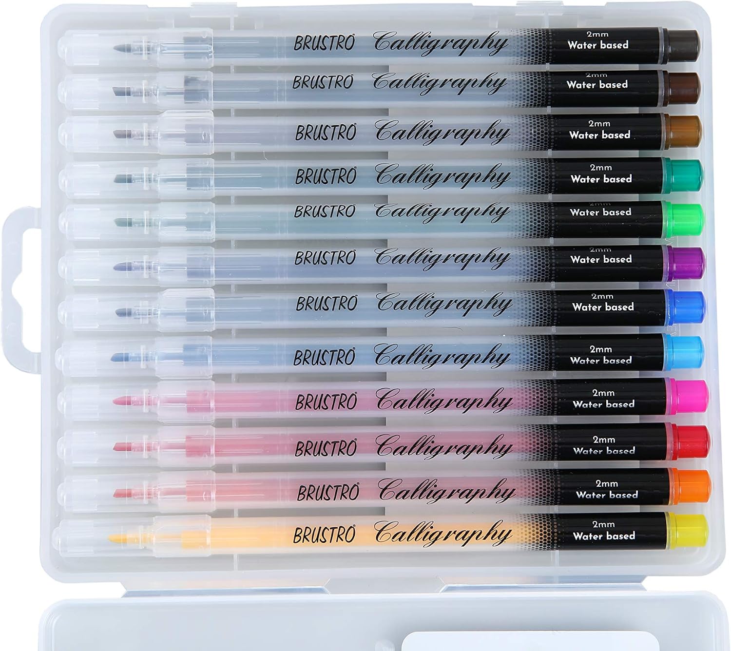 BRUSTRO Calligraphy Pen Set Of 12 Set Of12