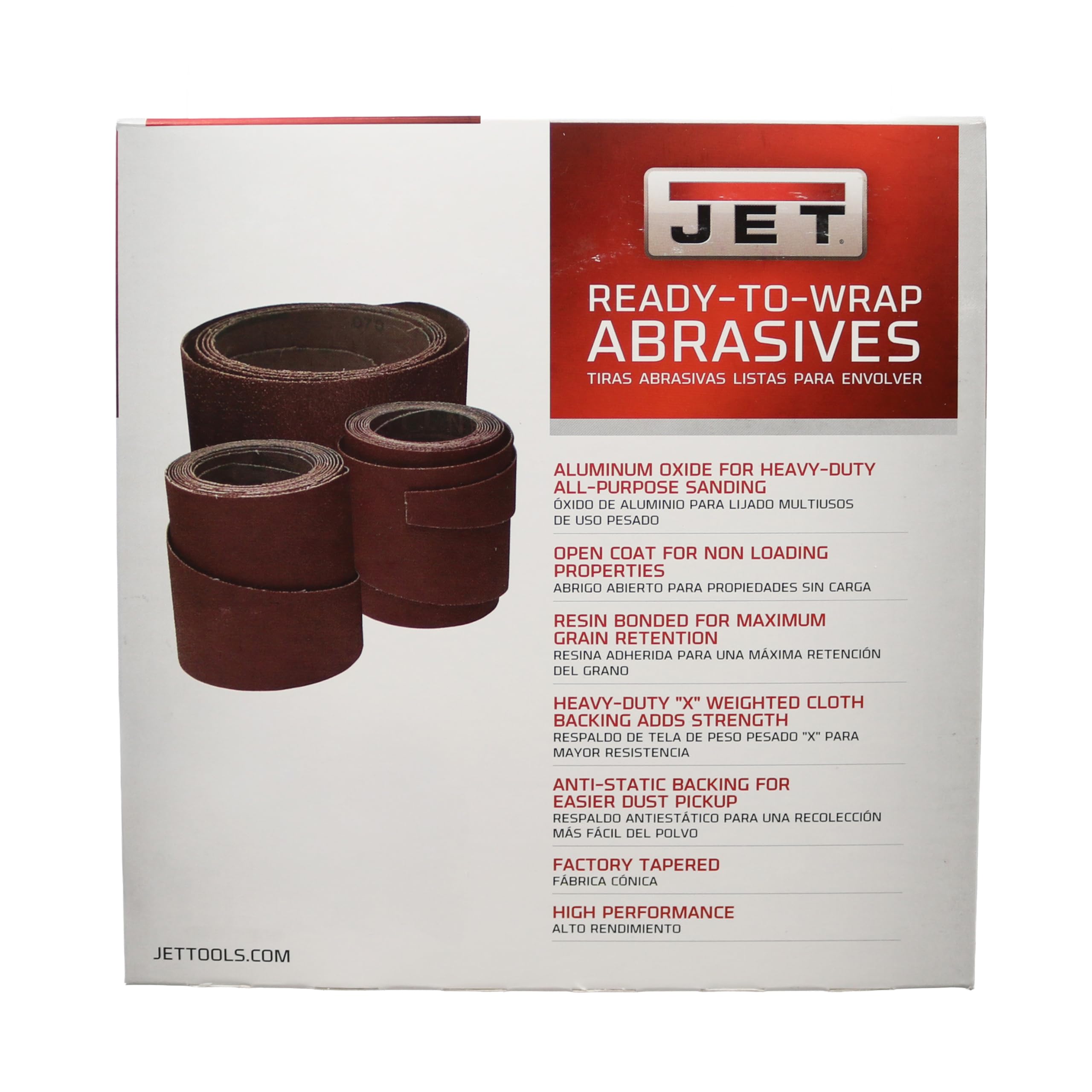 Performax 60 – 2080 Ready to Wrap abrasivo tiras para Performax 22 – 44 lijadora de tambor 80 grano (3 bandas en una caja)