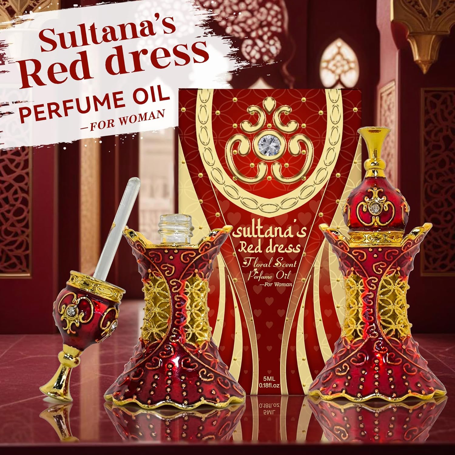 Floral Perfume Oil Women Parfum Enchanting Floral Musk Eau de Parfum Oil | 5 ML - Image 2