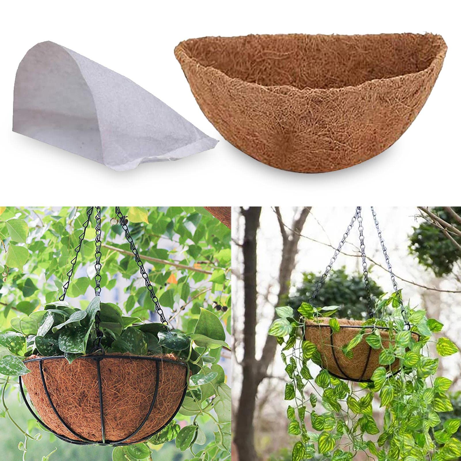 Perfetto Cestino Appeso In Ferro Metallico Per Giardino Verde Per Spazi Verdi: Elegante, Resistente E Conveniente - Foto 6