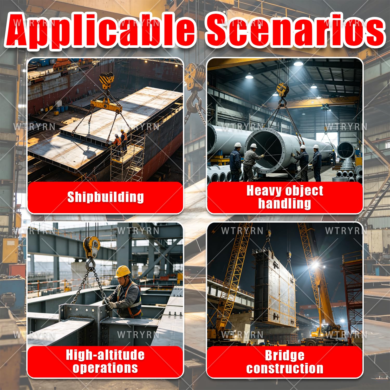 Abrazadera de elevación de tornillo, abrazadera de cierre de acero ajustable, construcción forjada en caliente gruesa, capacidad de carga reforzada 3T, bloqueo seguro para uso industrial de placas de