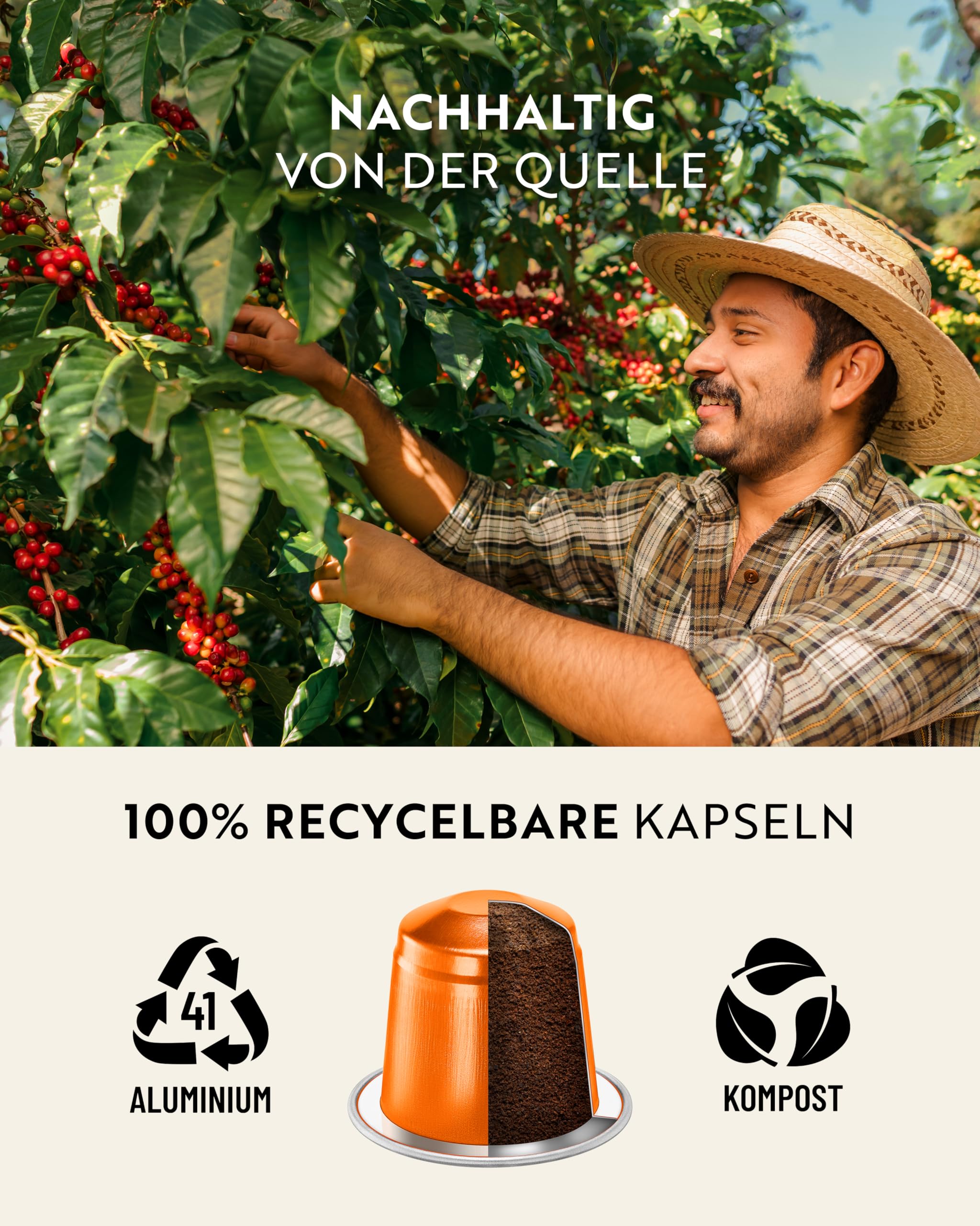 ROSSO CAFFÈ Nespresso Kapseln 120 Stück Aromakaffee, 3 Premium Geschmacksrichtungen Mixpaket, Nespresso kompatible Kaffeekapseln, kompatibel mit Original Kapselmaschinen