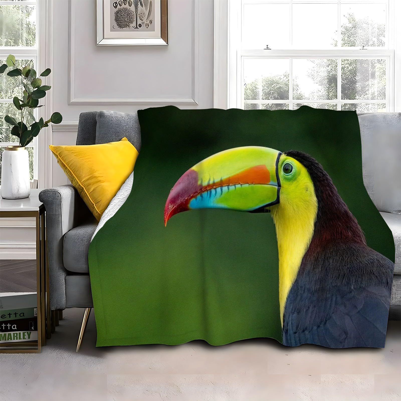Koc tucano zielony koc jednoosobowy miękki ciepły koc na łóżko, puszyste koce flanelowe 180 x 200 cm na wszystkie pory roku