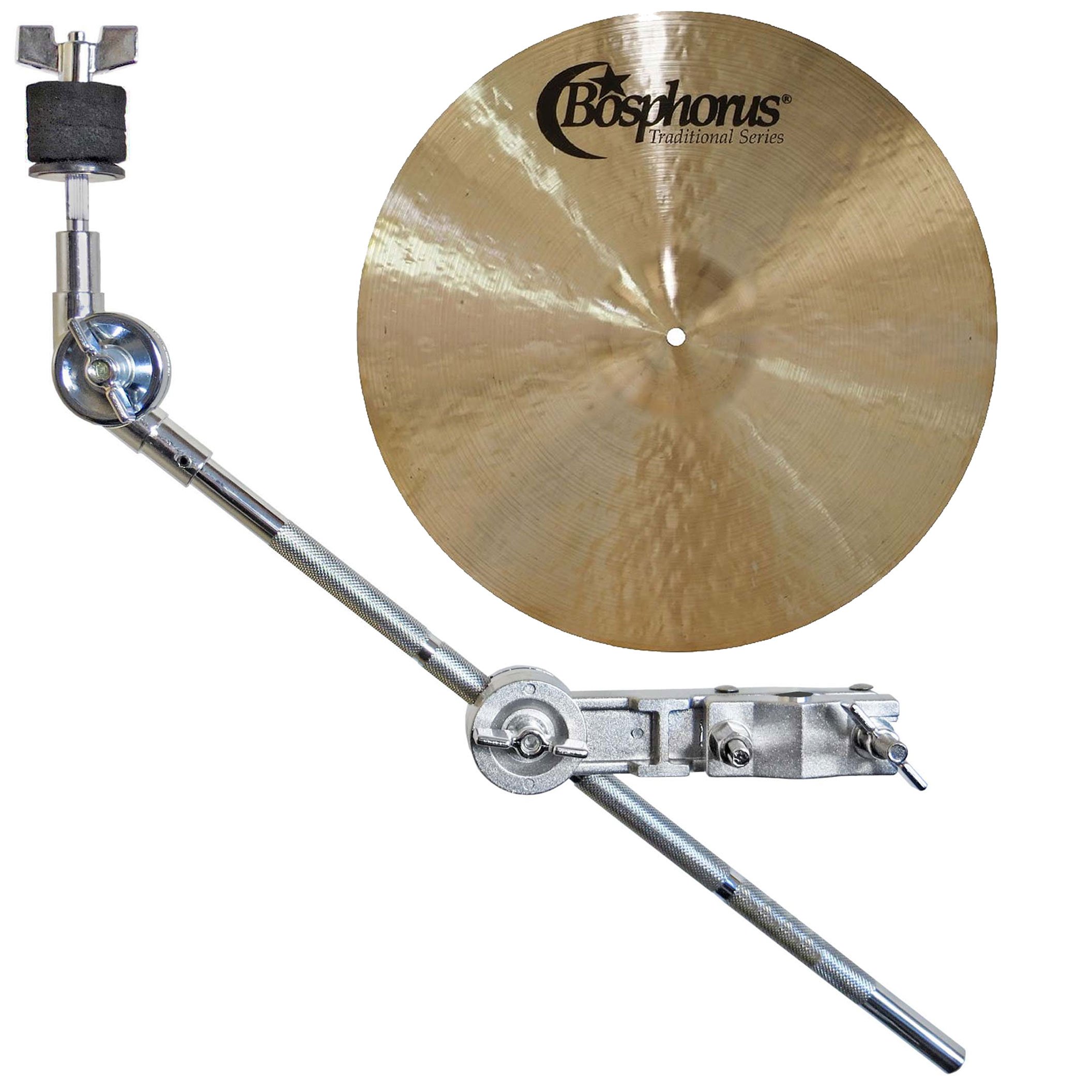Bosphorus Cuenco tradicional Splash de 30 cm y brazo de platillo Keepdrum HKC