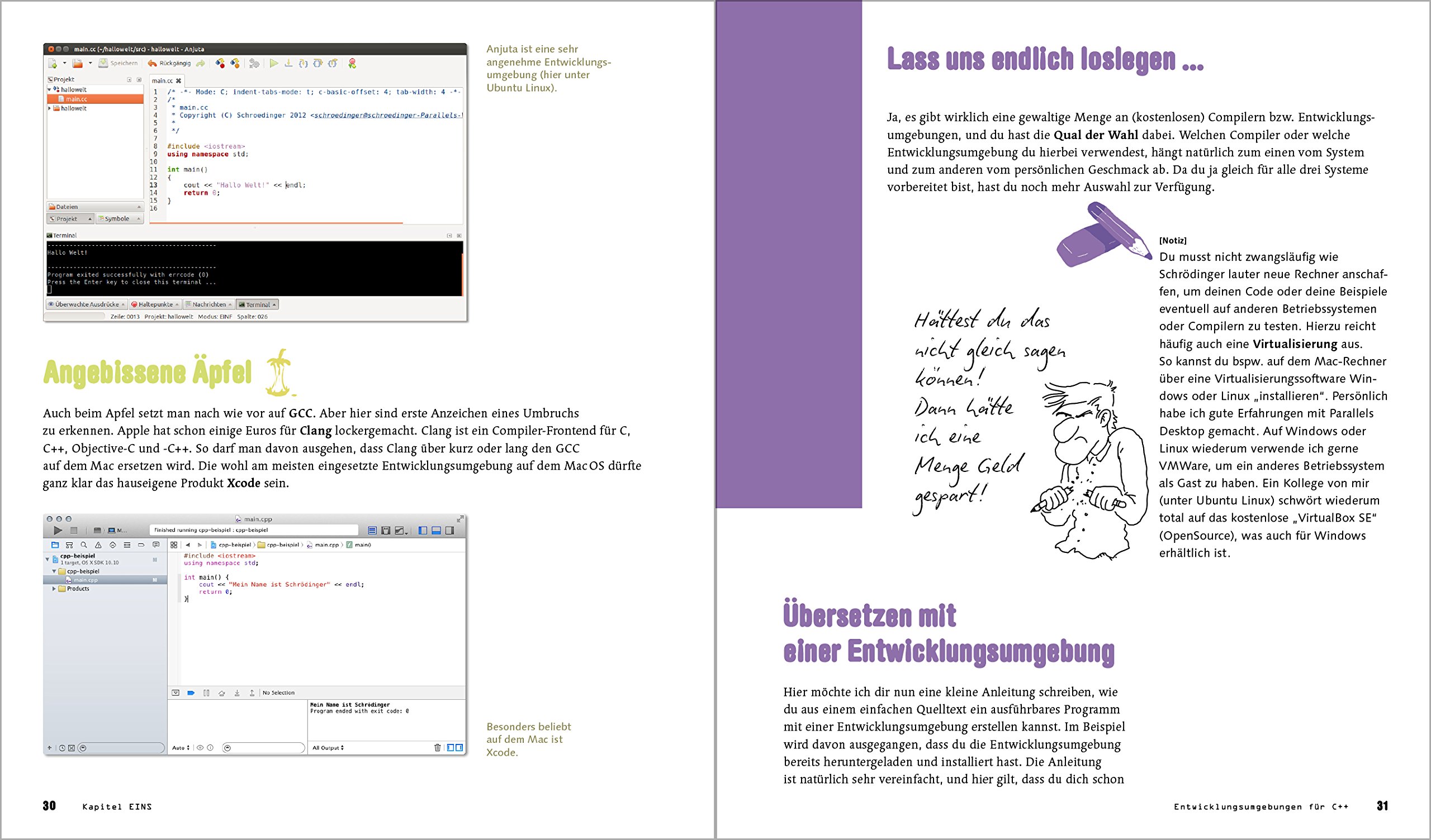 Schrödinger programmiert C++: Jetzt mit C++14 und Syntaxhighlighting