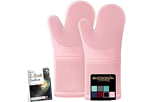 Silicone Oven Mitts Heat Resistant 500F