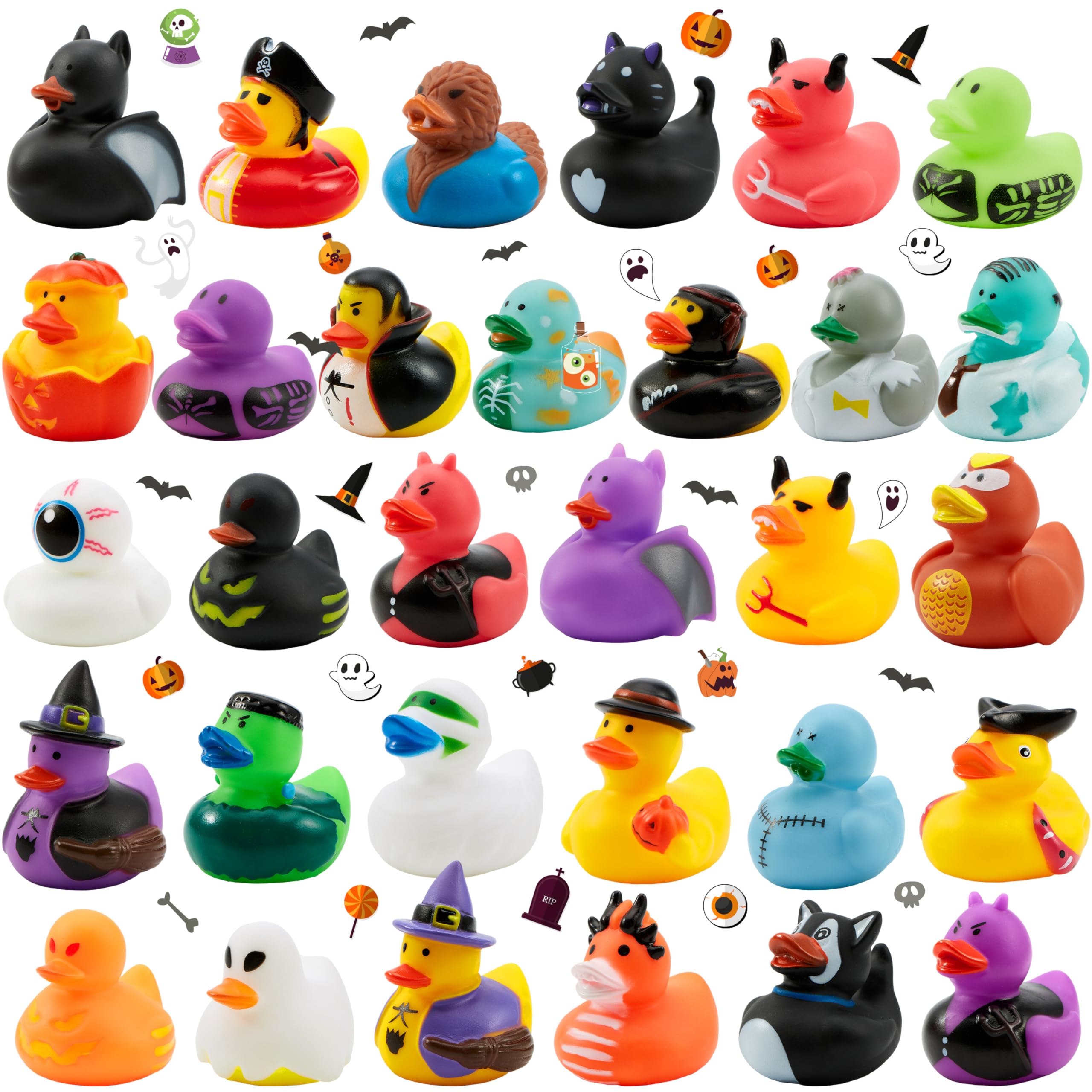 Amazon.com: JOYIN Halloween Rubber Duck Surprise Toy Set, Holiday