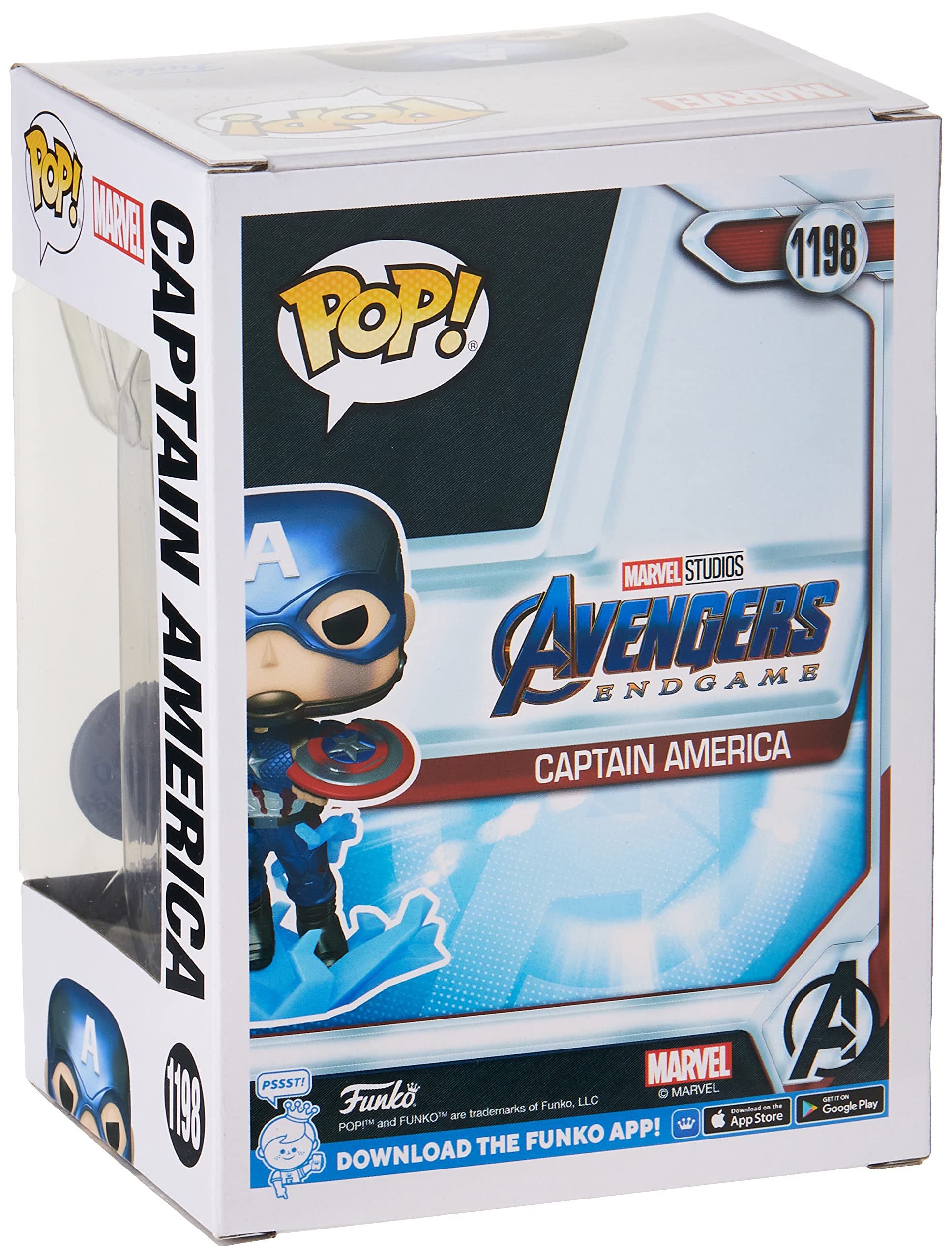America Endgame Funko Funko Pop Captain America Con Mjolnir