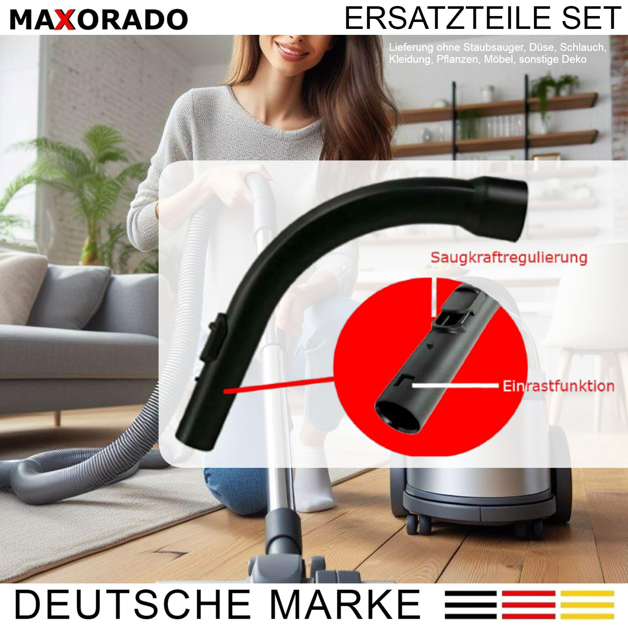Tubo Telescopico Con Manico Per Aspirapolvere Miele - Compatibile Con S8340, S8330, S8370 E Altri - Foto 3