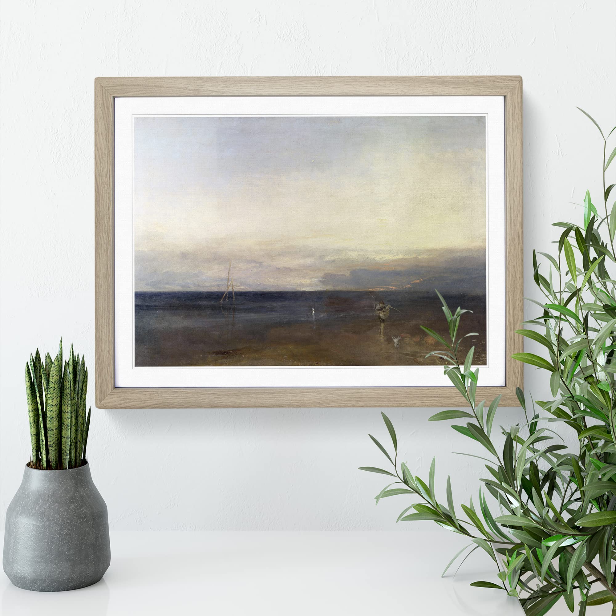 The Evening Star By Joseph Mallord William Turner Classic Painting Framed Print, Oak, A3 (46 x 34 cm) - Image 3