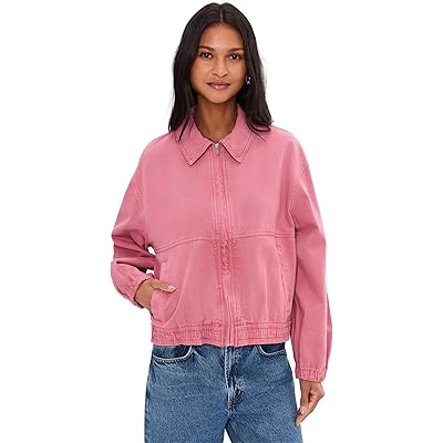 Free People We The Free Birdie Track Jacket rose rasin
