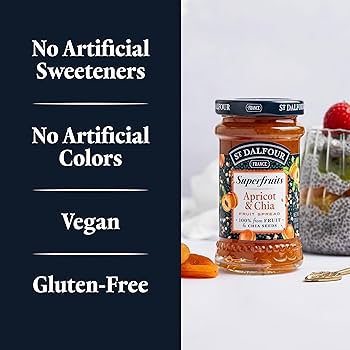 Amazon.com: St. Dalfour Superfruits Apricot & Chia Fruit Spread