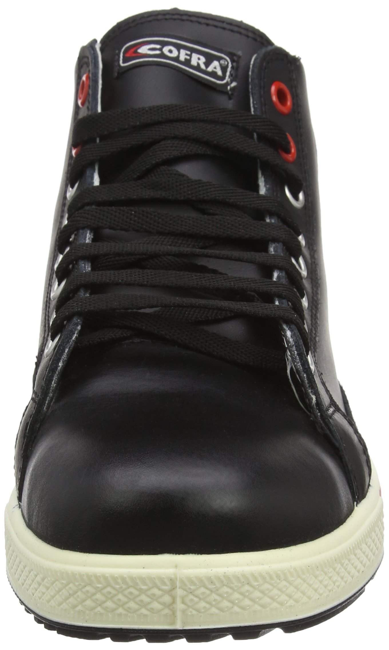 Cofra 35040-001.W42 - Zapatillas de Seguridad (Talla 42, S3 SRC, Color Negro y Blanco)