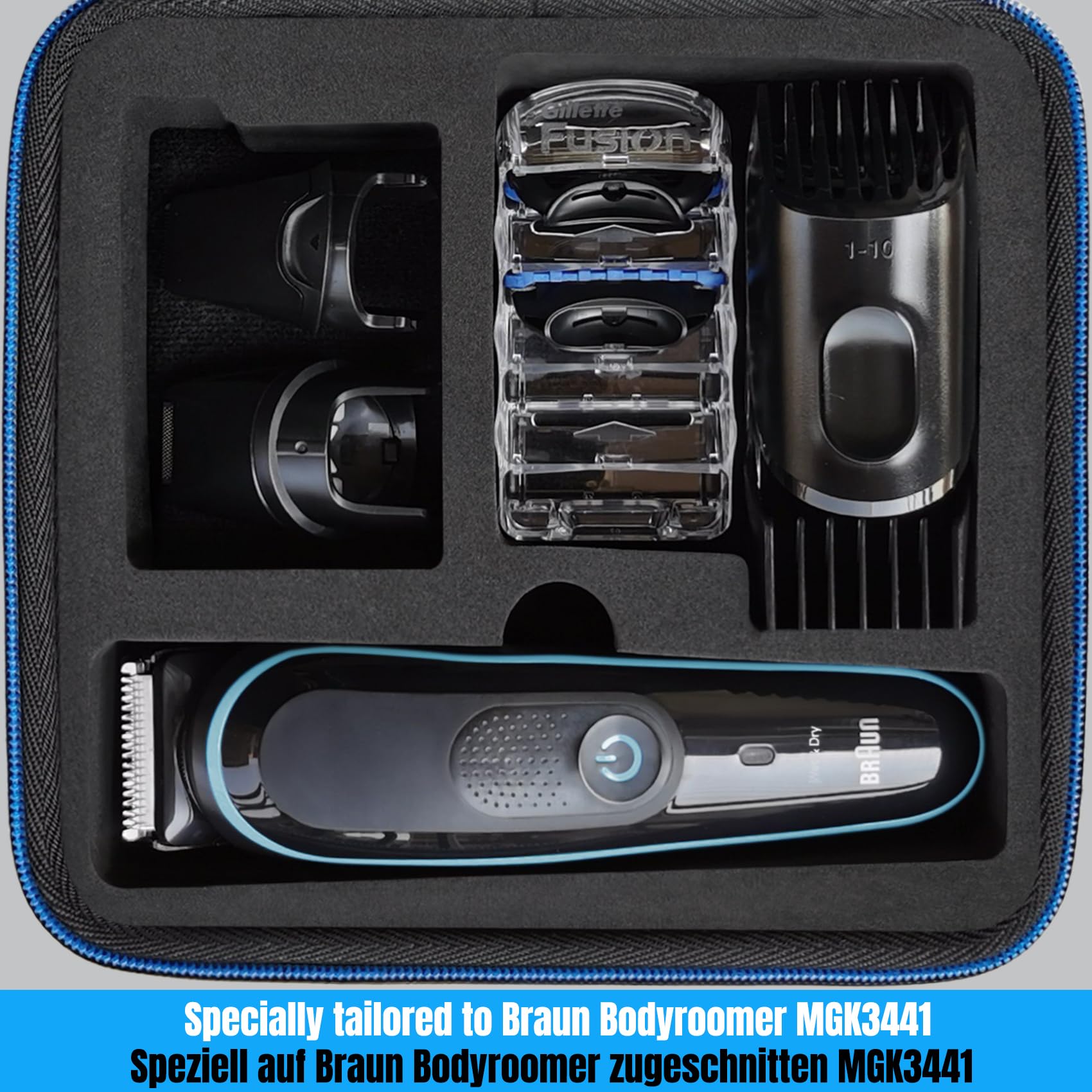 LAVSS MGK3441 - Custodia compatibile con Braun All-In-One per la cura della barba