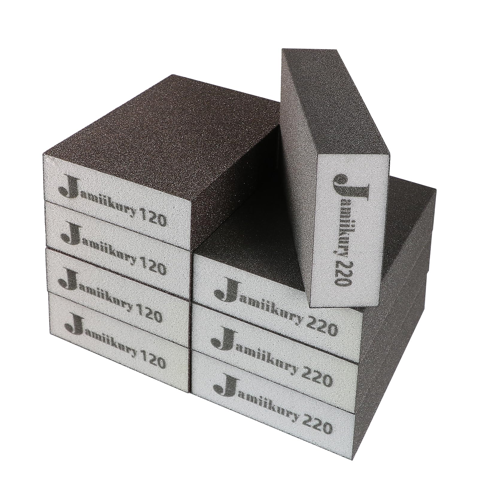Jamiikury 220 Grit Sanding Sponges - 8 Pack -13