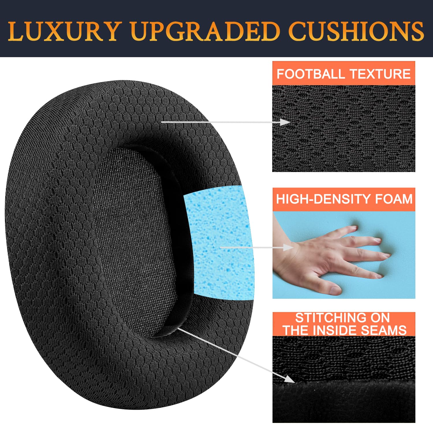 Coussinets D'oreille Pour Sony MDR 7506/MDR V6/MDR V7/MDR CD900ST 1