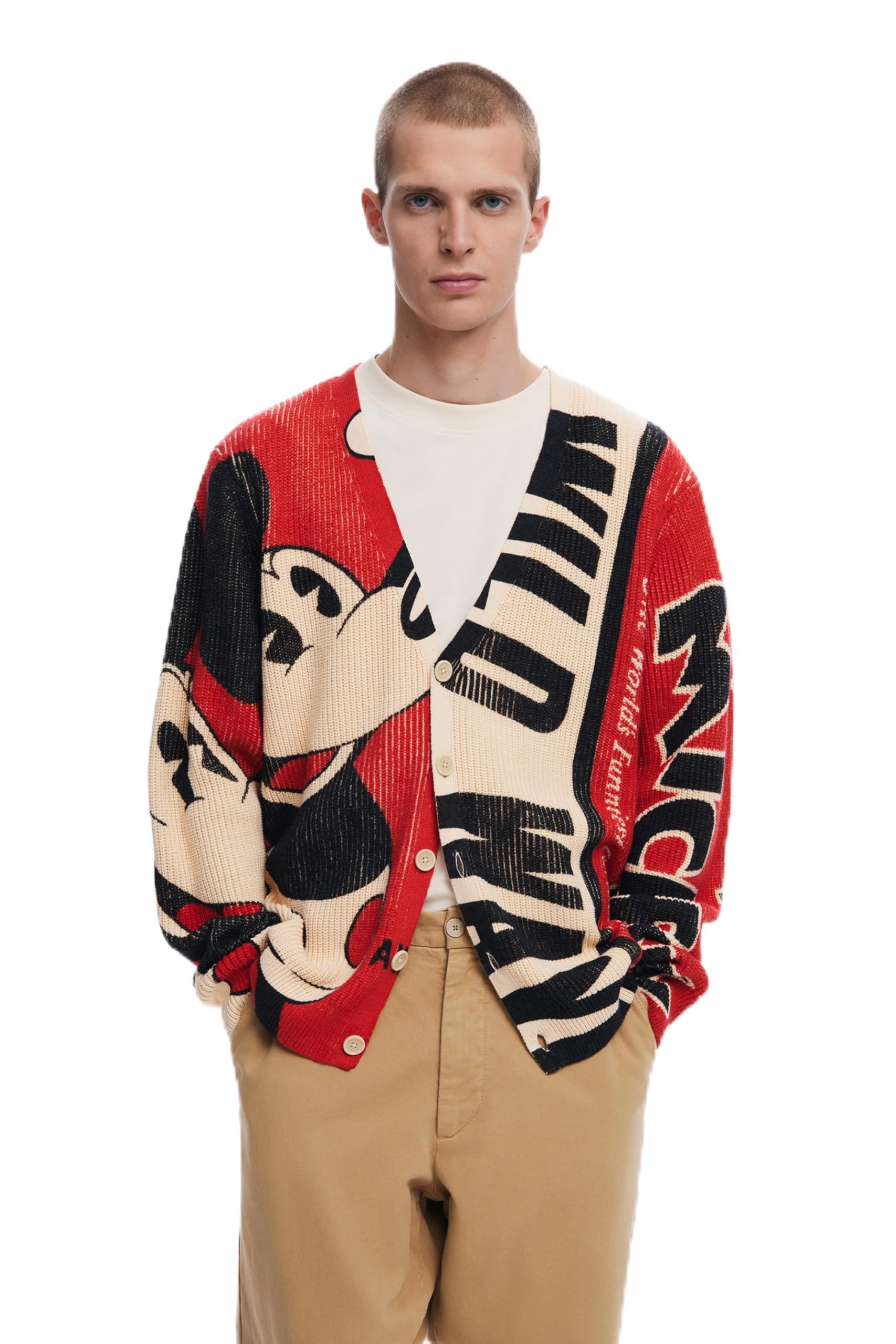 Desigual JERS_Wild_Mickey, 3054 RED Tail, L