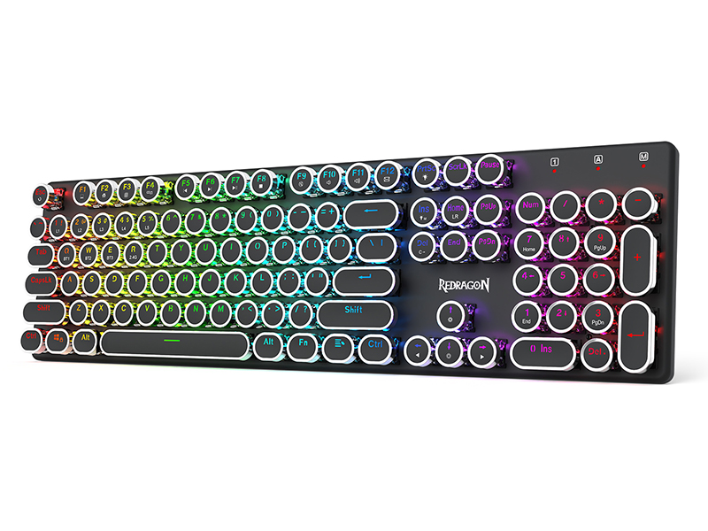 Amazon.com: Redragon Wireless Typewriter Style Mechanical Gaming