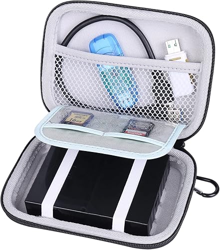 co2CREA Funda rígida compatible con tarjeta de expansión de almacenamiento Seagate Unidad de estado sólido SSD Disco duro externo HDD portátil