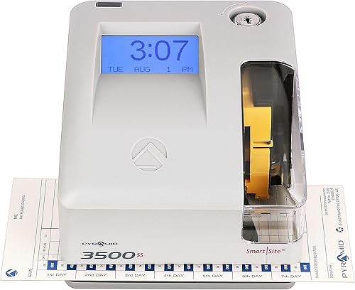 Miniatura 6 de Pyramid Time Systems - Reloj de tiempo de empleo y sello de documentos [3500ss] con alineación inteligente del sitio, el kit incluye: reloj de