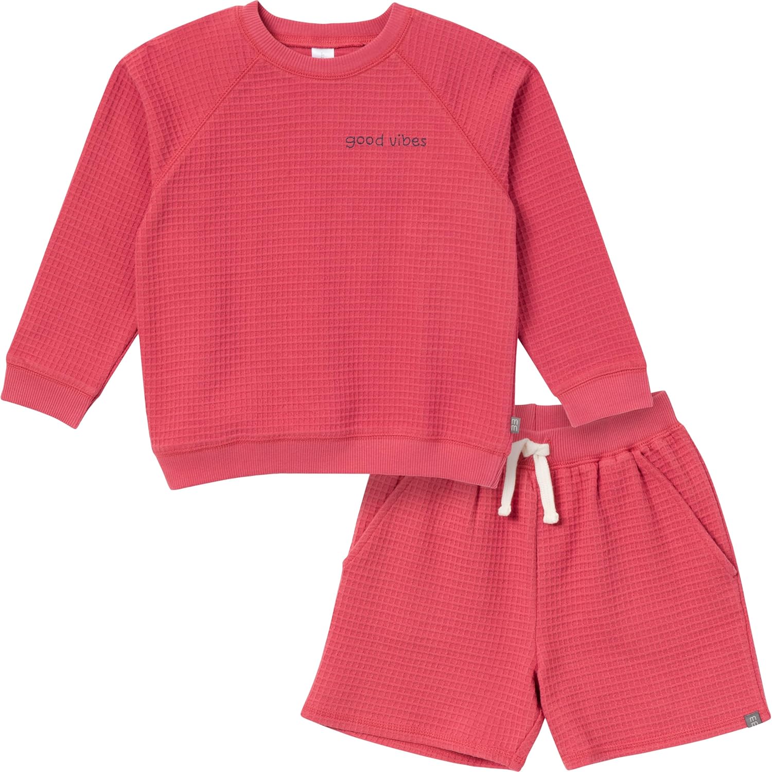 Modern Moments by Gerber baby-boys 2-piece Long-sleeve Top & Short Set