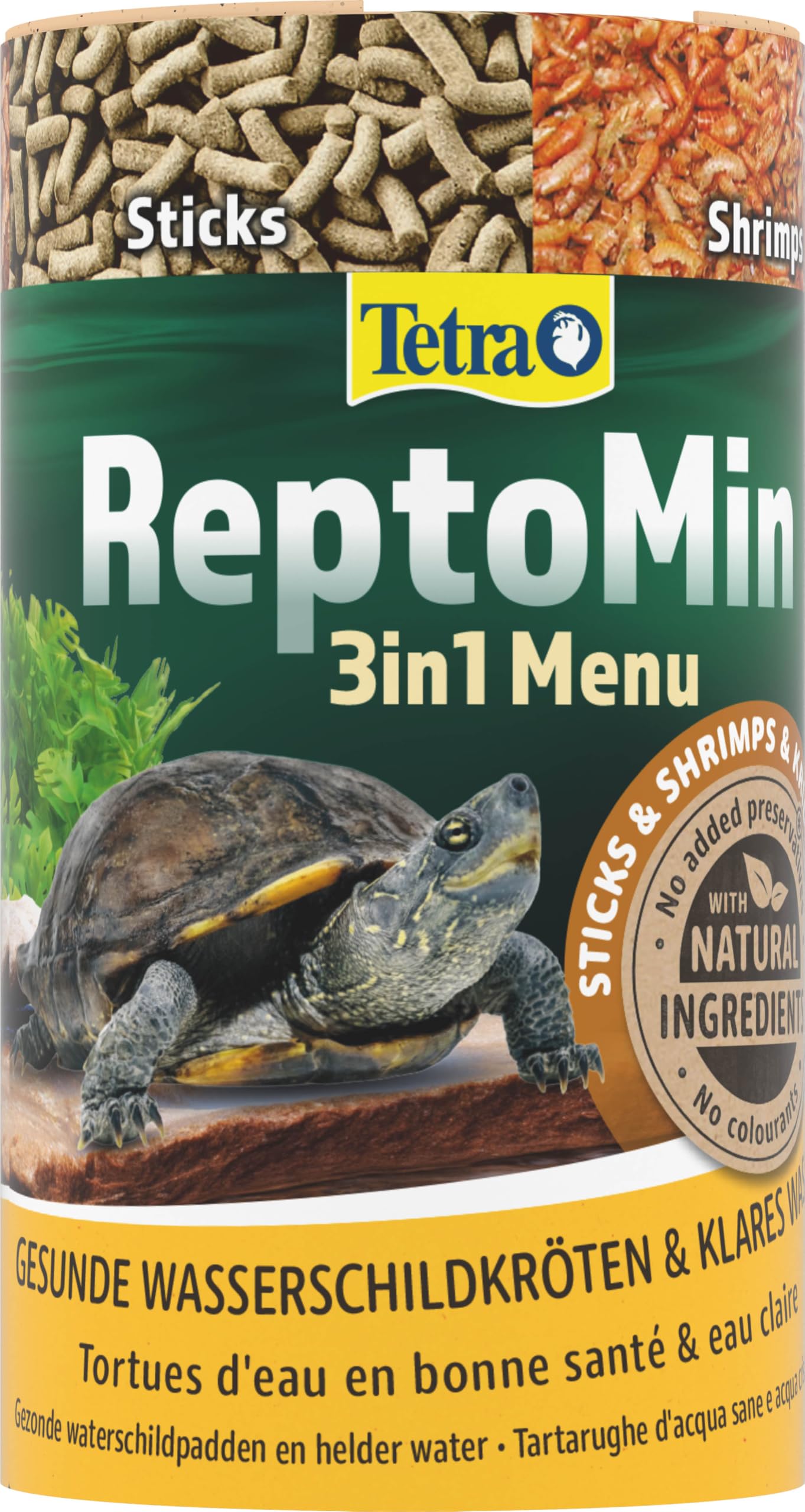 Tetra ReptoMin Menu Alimento principal para tortugas, 250 ml | Alimento principal | Para todas las tortugas